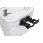 Košík na riadidlá - klipový HT-207C - biely